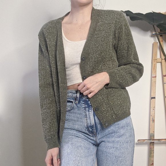 Italian Made Wool Blend Cardigan - Picture 5 of 6